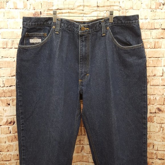 Diamond Gusset Jeans Size 44X33 EUC - Picture 4 of 14